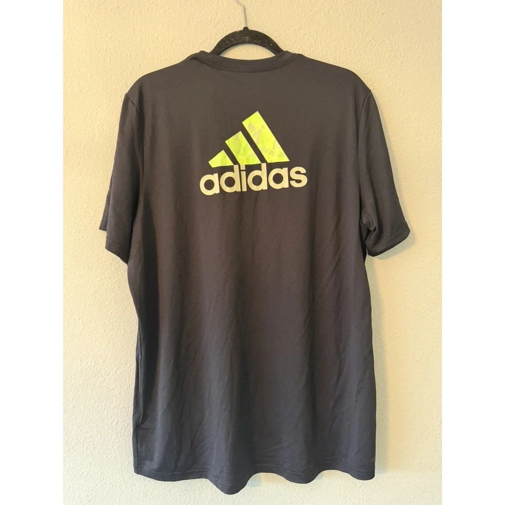 Adidas MLS Austin FC Soccer‎ Futbol Black Performance T-Shirt Size XL
